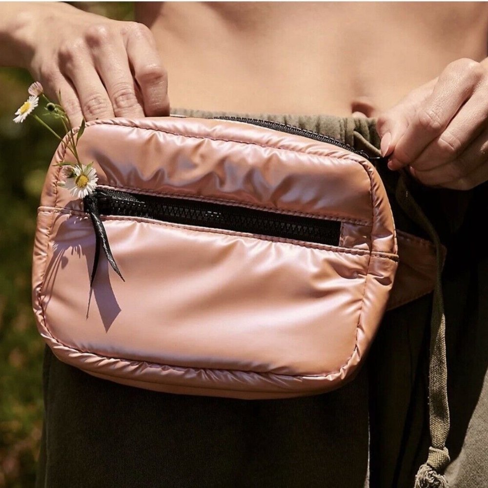 NWOT Free People Iridescent Bum Bag